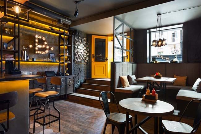 Modern cafe dekorasyonu Modern cafe dekorasyonu
