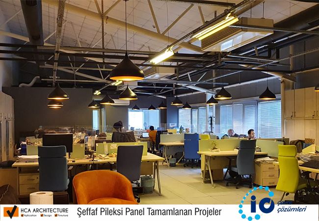 Ofis Şeffaf Pleksi Koruma Paneli