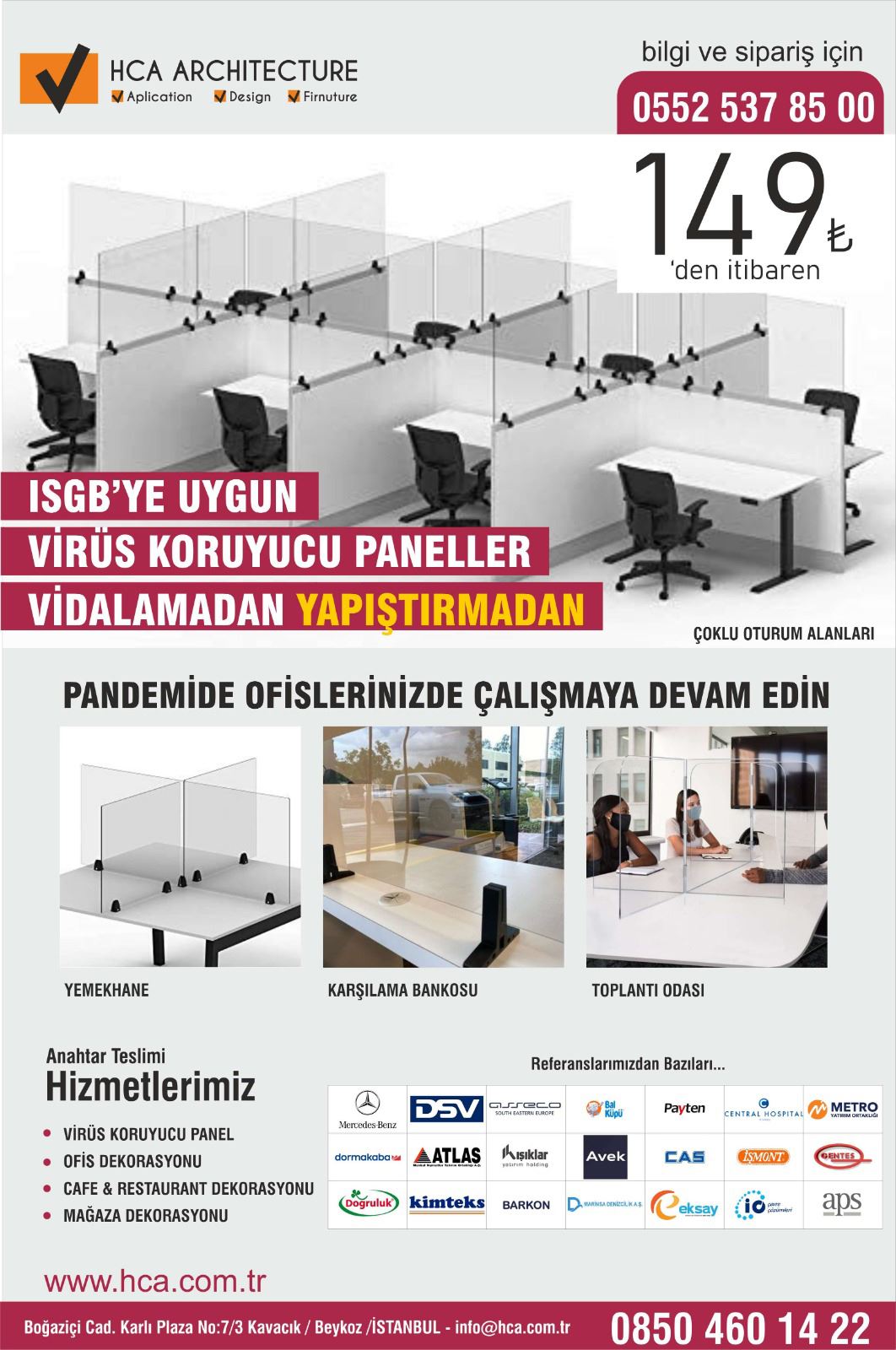 Virüse Karşı Koruyucu Panel