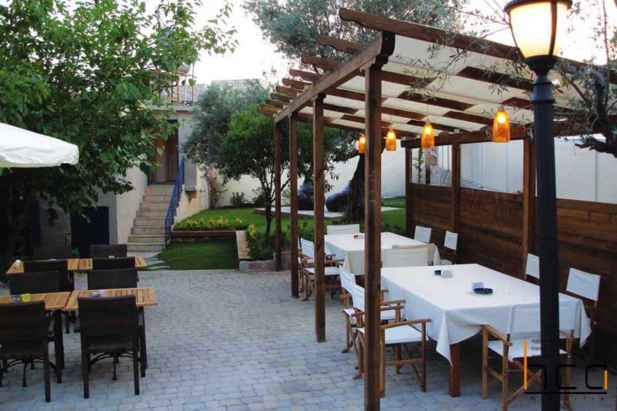 Kalkan Park Cafe Dekorasyonu