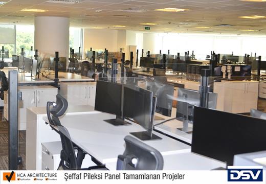 DSV Açık Ofis Koruyucu Seperatör Panel