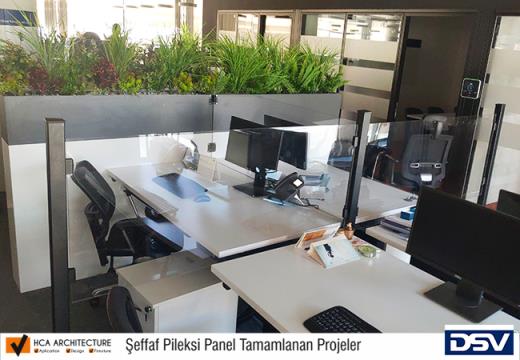 DSV Açık Ofis Koruyucu Seperatör Panel
