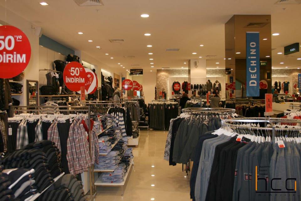 DEFACTO Mağaza İç Dekorasyonu