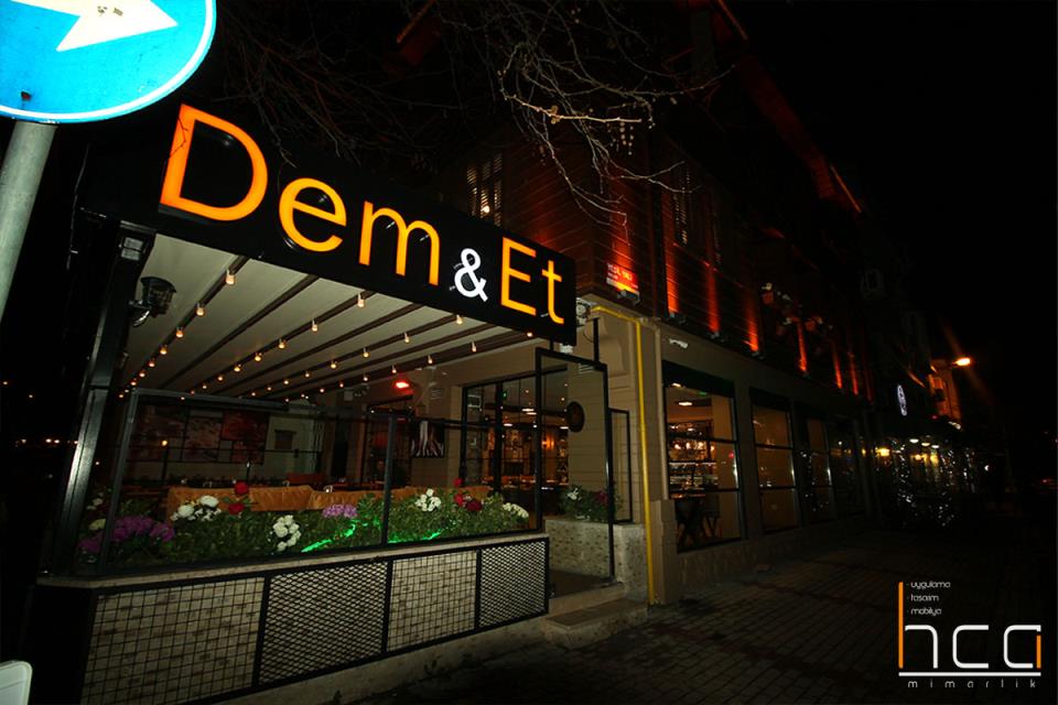 Dem&Et Steak House Tasarım ve Dekorasyonu