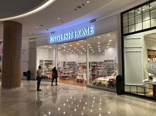 English Home Mağaza Dekorasyonu