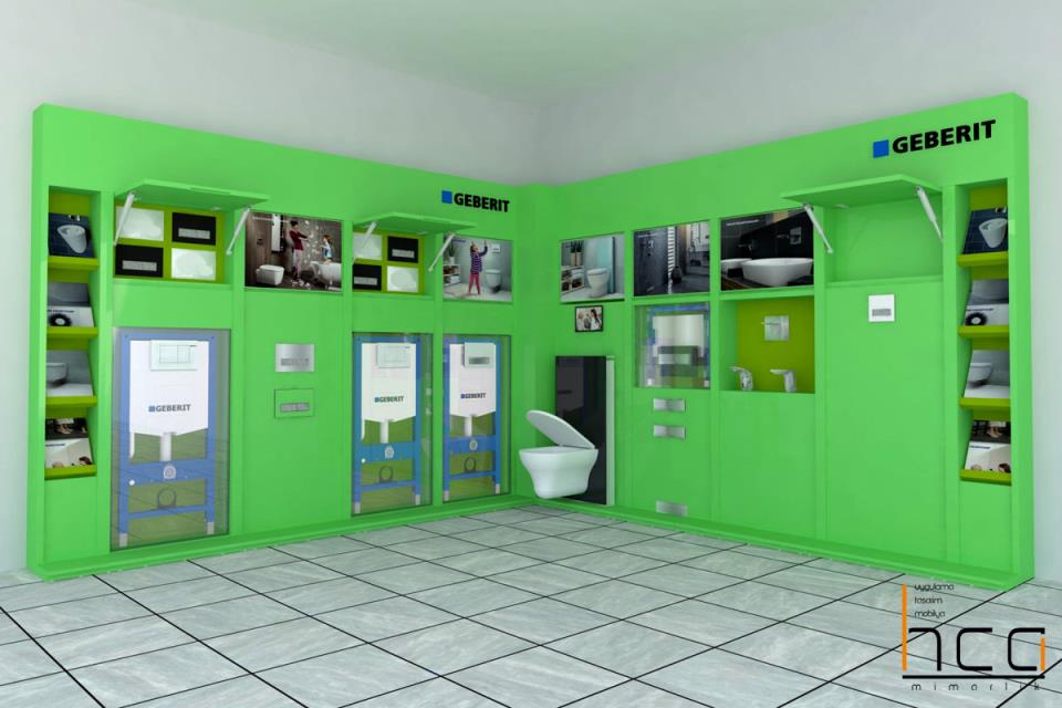GEBERIT Ahşap Teşhir Standı 5