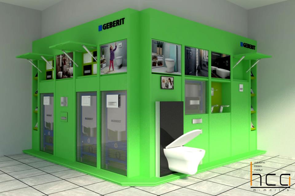 GEBERIT Ahşap Teşhir Standı 7
