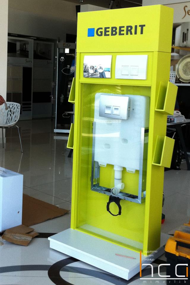 GEBERIT Ahşap Teşhir Standı