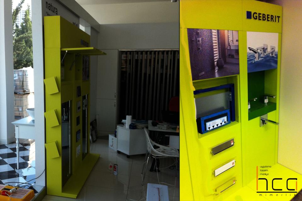 GEBERIT Ahşap Standı 1