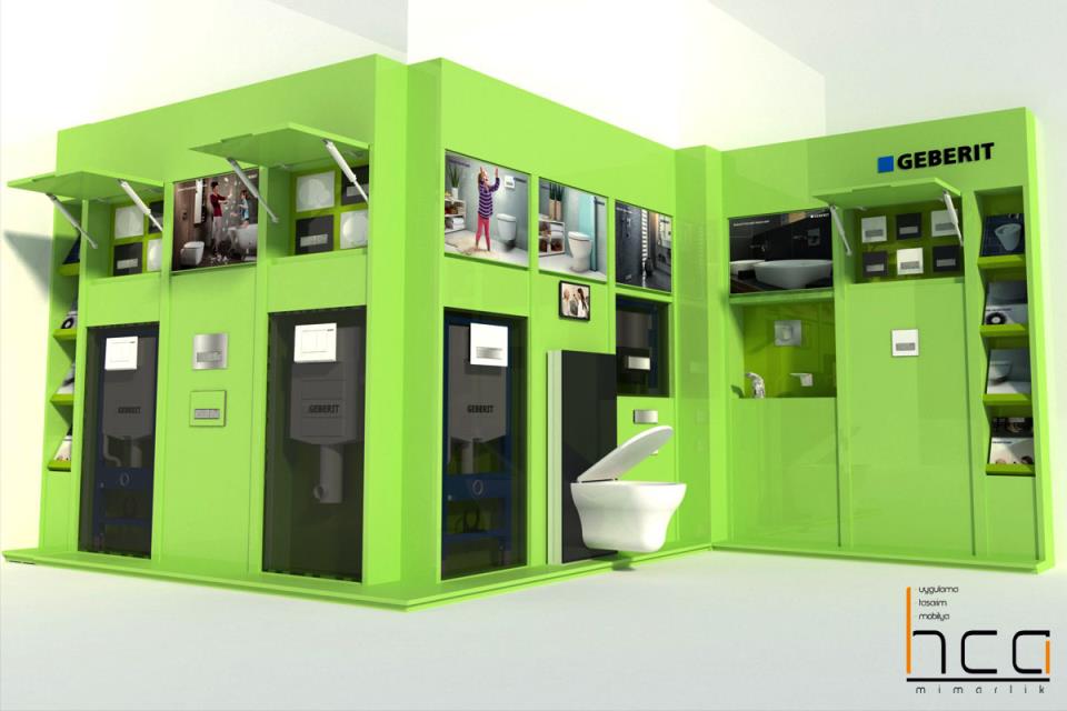 GEBERIT Ahşap Teşhir Standı 2