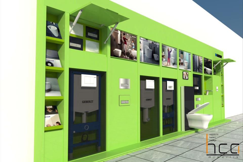 GEBERIT Ahşap Teşhir Standı 4
