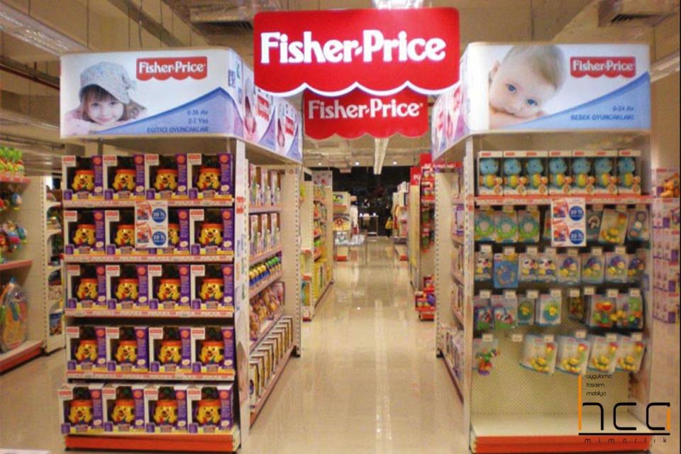 MATTEL Fisher Teşhir Stant Tasarımı