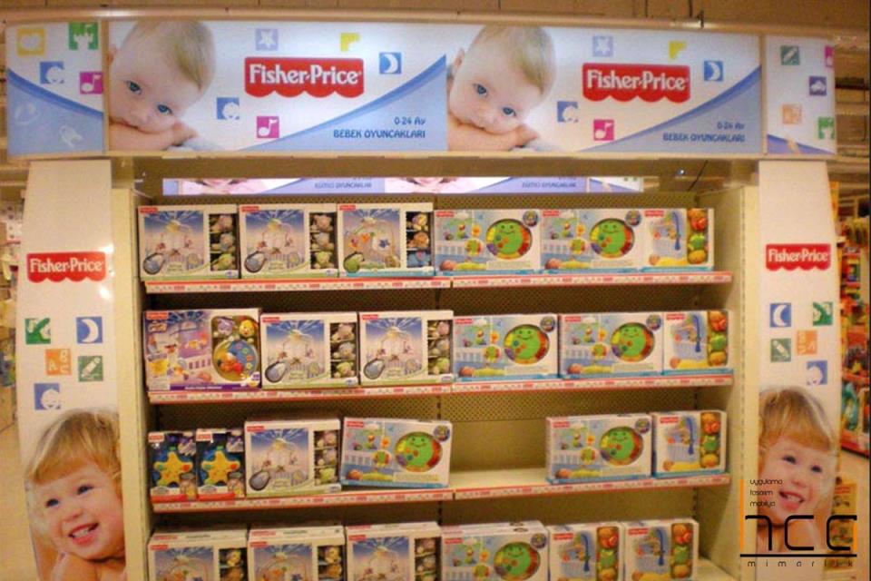 MATTEL Fisher Teşhir Stant Uygulaması