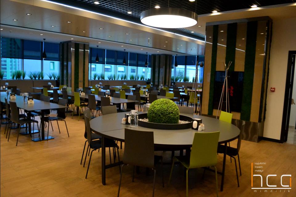 Mercedes Benz Yemekhane Dekorasyonu