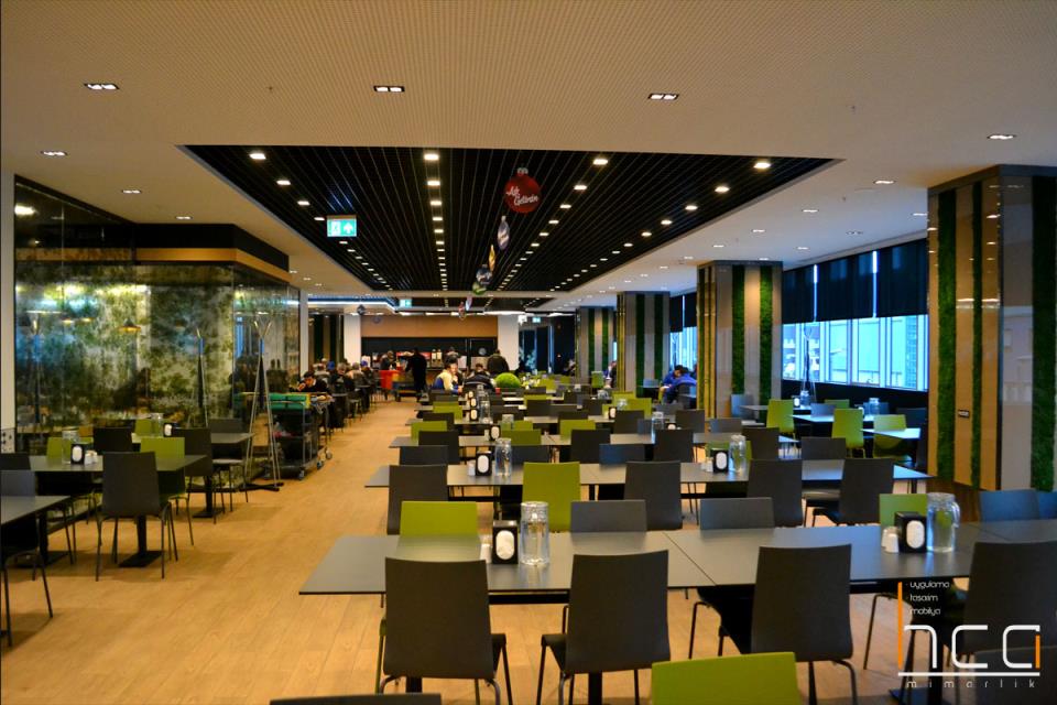 Mercedes Benz Yemekhane Alanı Dekorasyonu