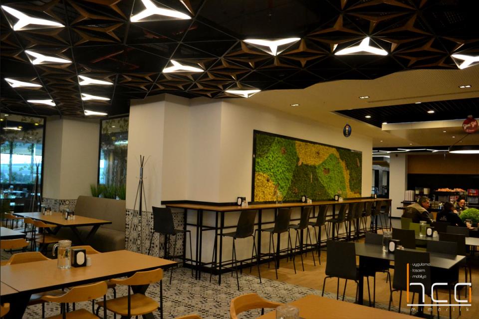 Mercedes Benz Yemekhane iç Tasarımı