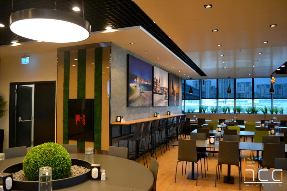 Mercedes Benz Yemekhane Tasarım