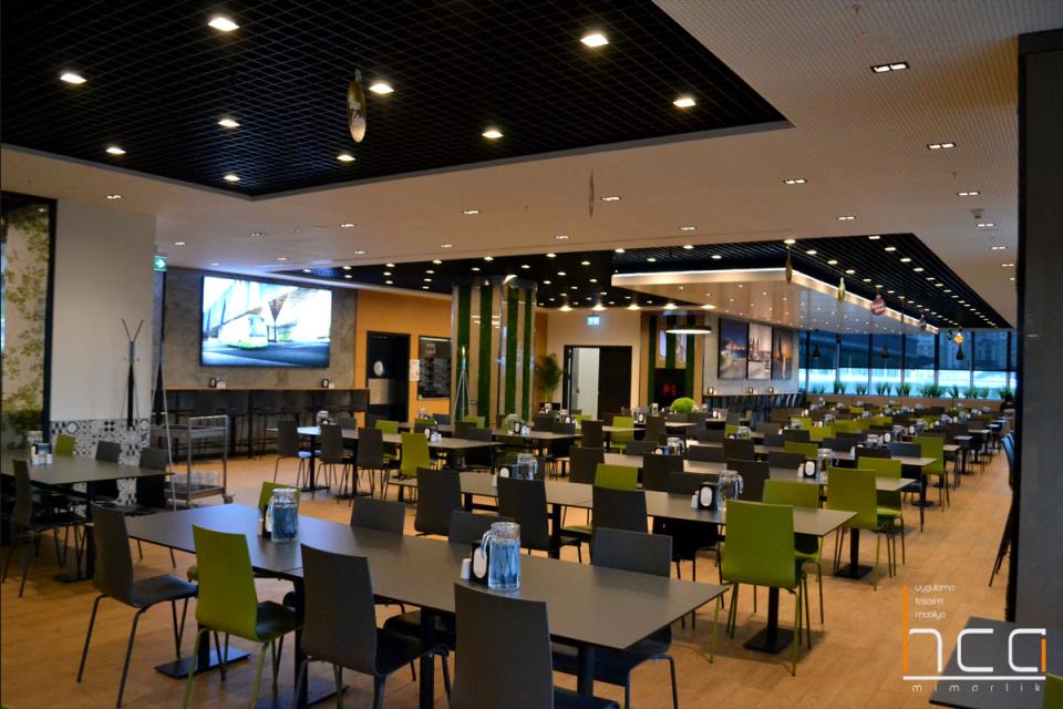 Mercedes Benz Yemekhane Genel Görünüm