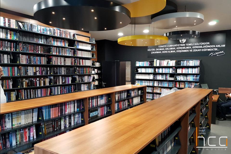 Mercedes Benz Kütüphane iç Tasarımı