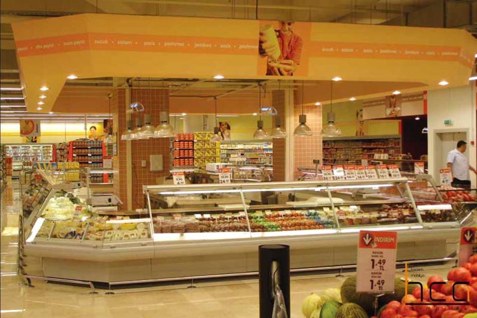 Migros Market Stant Dekorasyonu