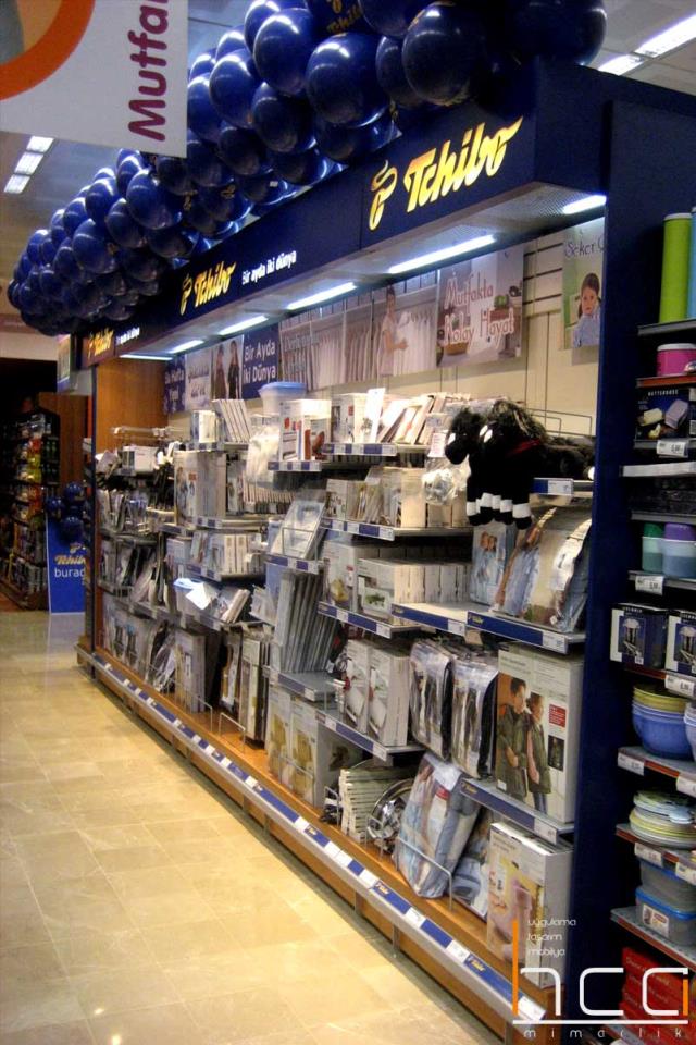 TCHIBO Ürün Teşir Stant Tasarımı