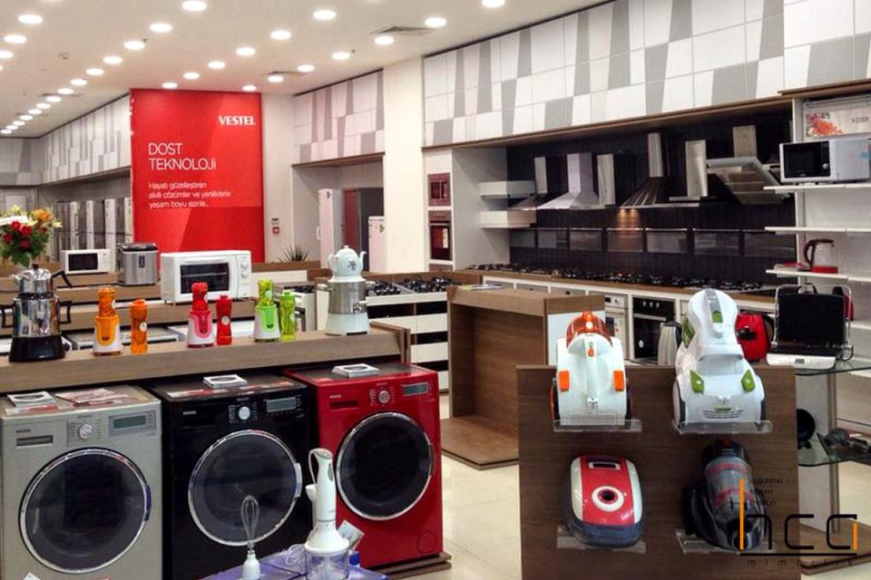 VESTEL Mağaza iç Dekorasyonu